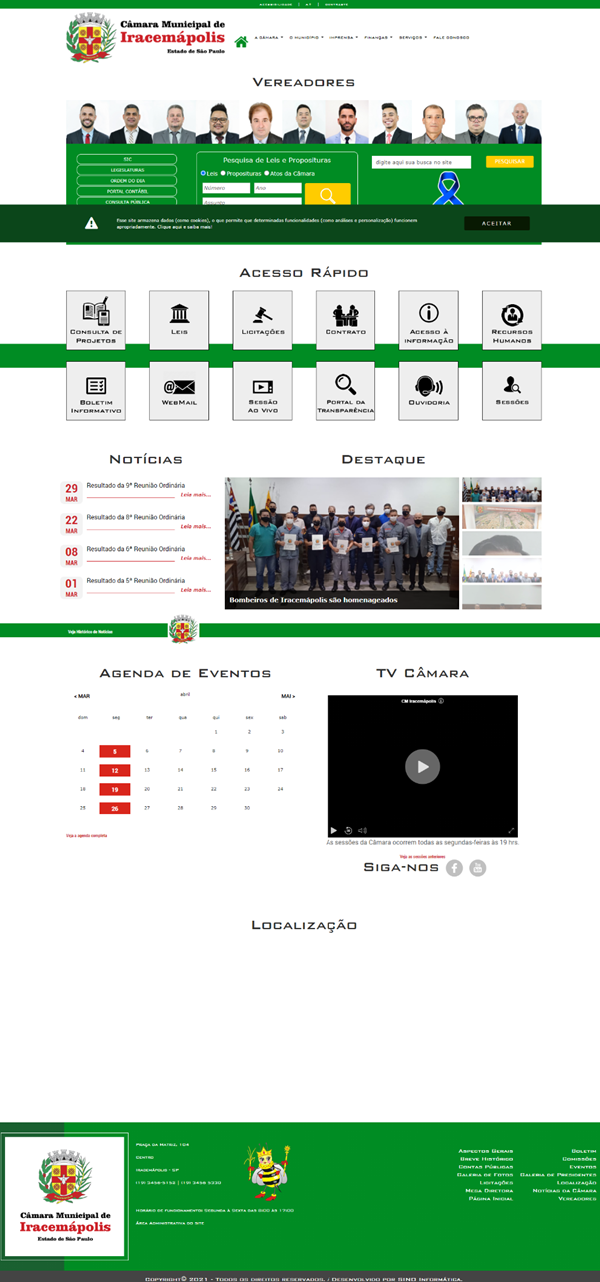 Visualize fotos Tipo: Tipo de Galeria / Descrição: Layouts - SINO INFORMÁTICA