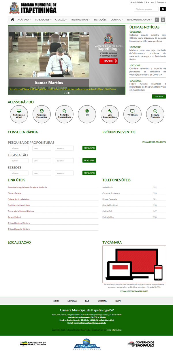 Visualize fotos Tipo: Tipo de Galeria / Descrição: Layouts - SINO INFORMÁTICA