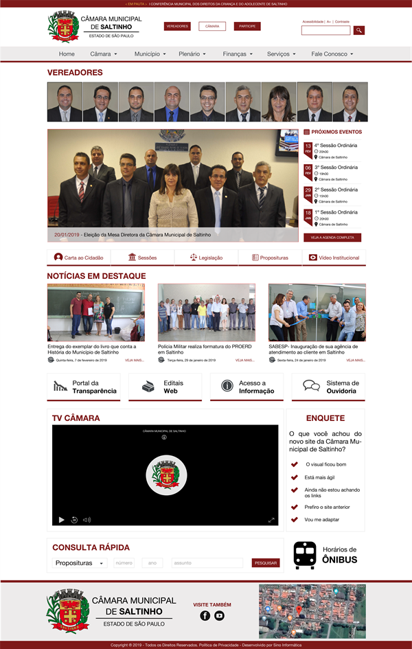 Visualize fotos Tipo: Tipo de Galeria / Descrição: Layouts - SINO INFORMÁTICA