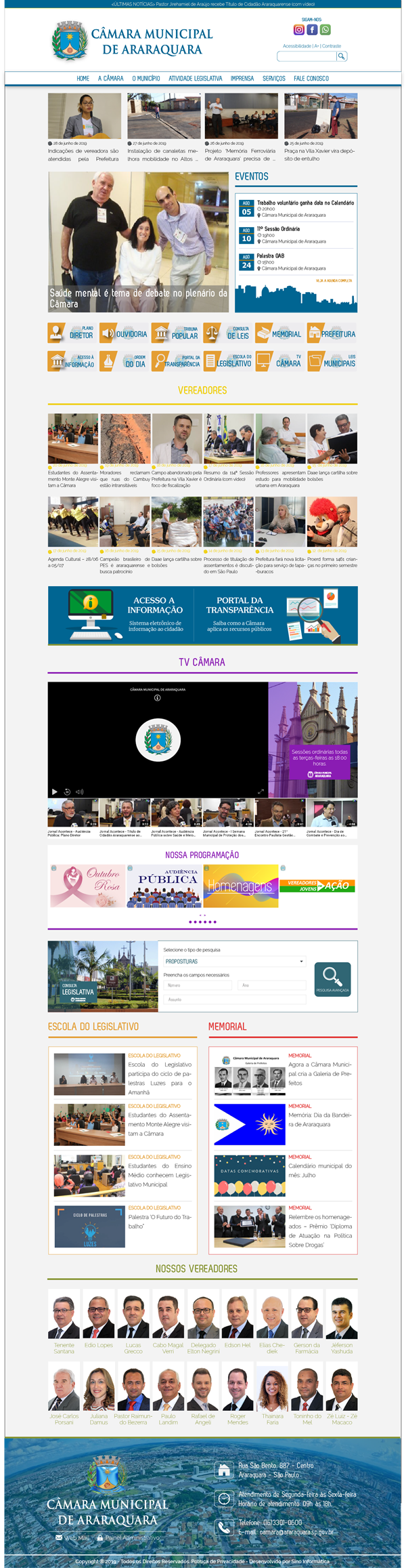 Visualize fotos Tipo: Tipo de Galeria / Descrição: Layouts - SINO INFORMÁTICA