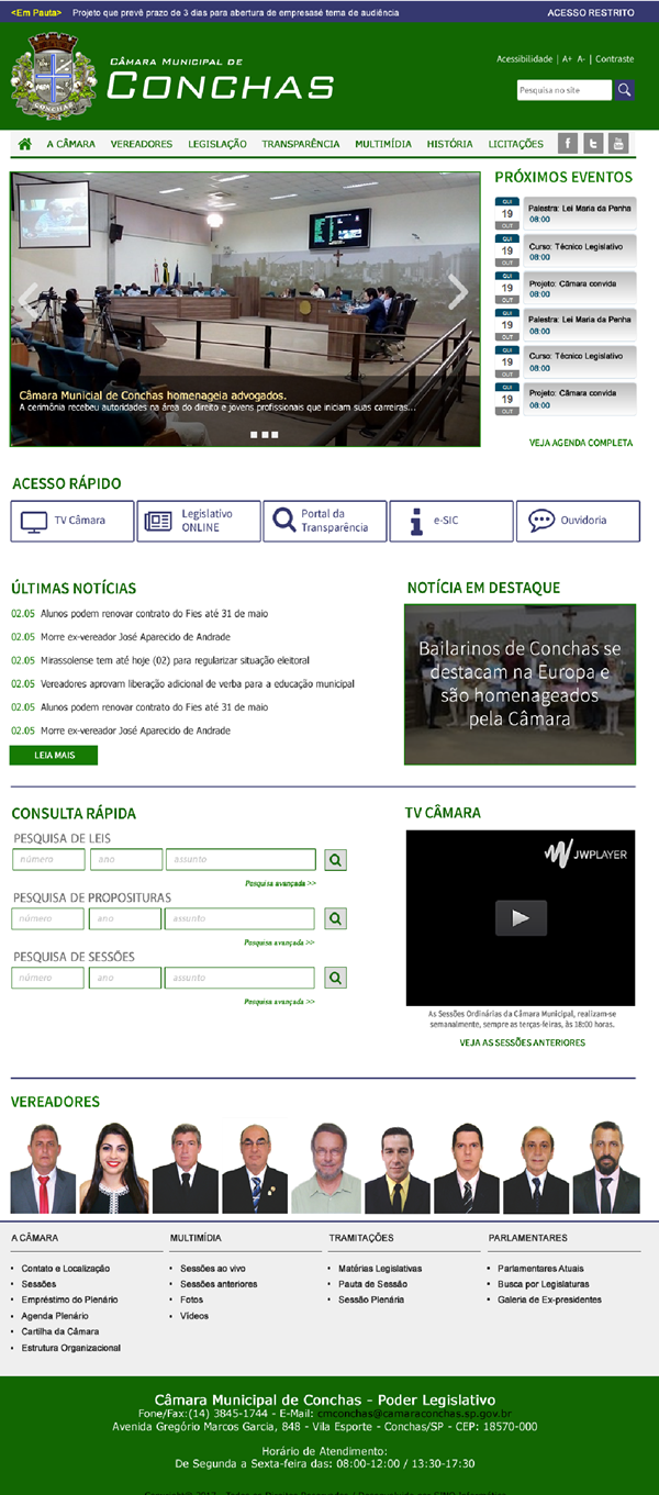 Visualize fotos Tipo: Tipo de Galeria / Descrição: Layouts - SINO INFORMÁTICA