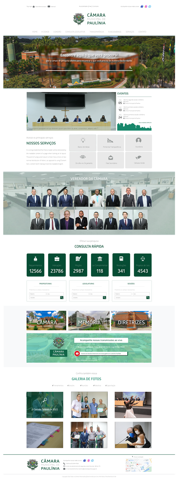 Visualize fotos Tipo: Tipo de Galeria / Descrição: Layouts - SINO INFORMÁTICA